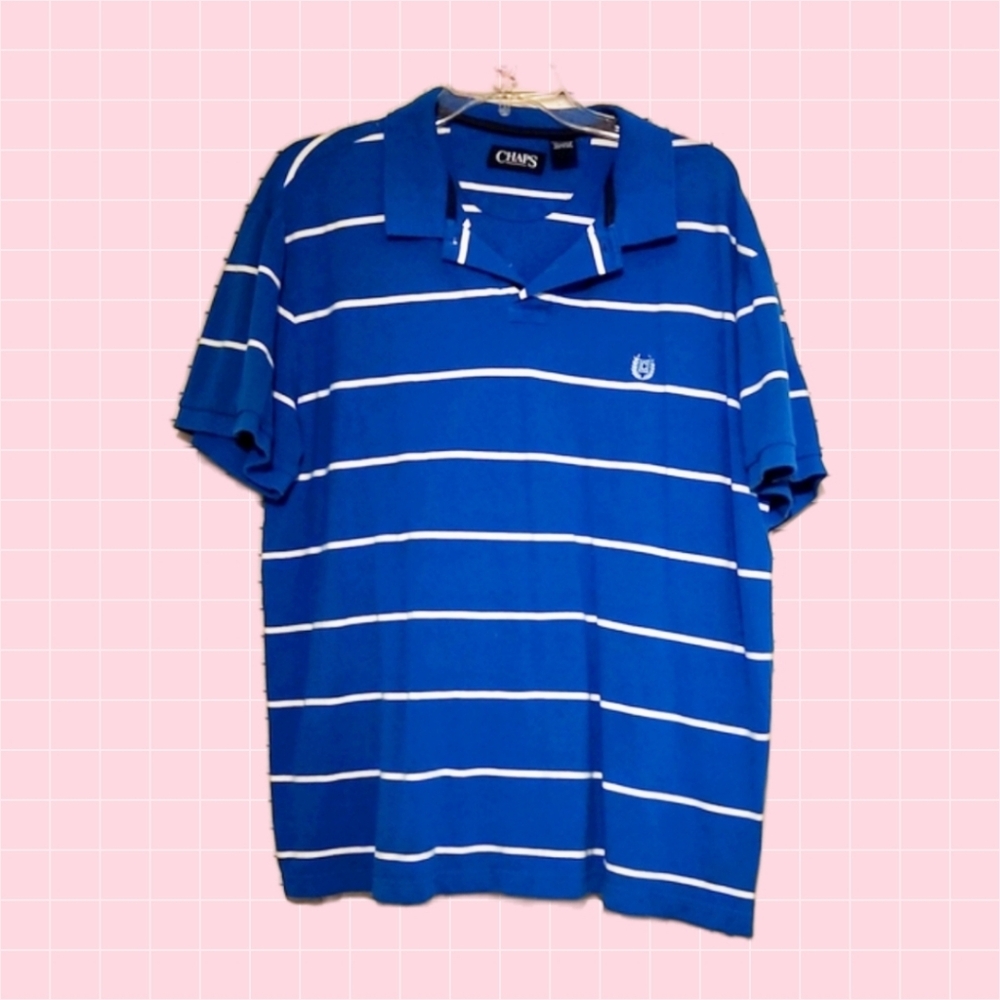 Chaps 💿 Blue Polo shirt